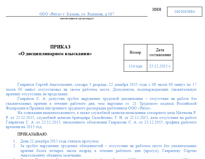 Назначение на должность контролирующего органа