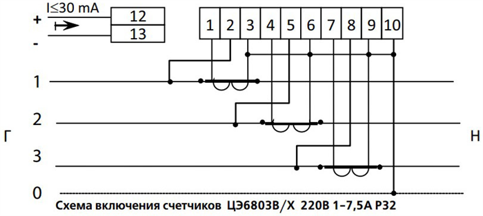 Принцип работы счетчика электрической энергии ЦЭ6803