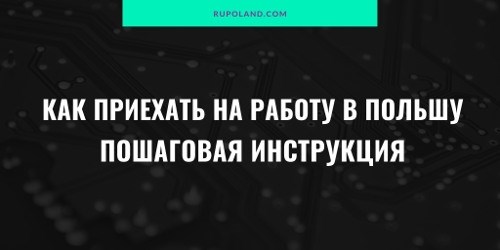 Право опекуна инвалида на официальную работу в Польше