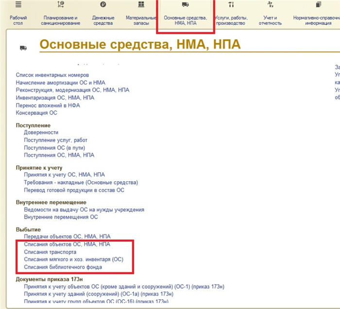 Правила составления акта о списании